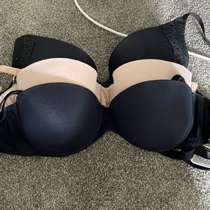 36A Bras - set of 3, convertible